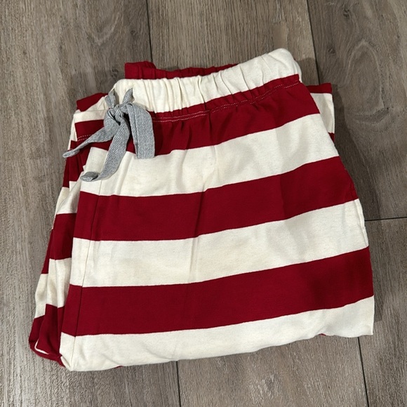 BurtsBees Pajama Pants | Red & Cream Stripes - Mens Large - Picture 4 of 4